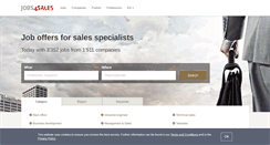 Desktop Screenshot of jobs4sales.ch